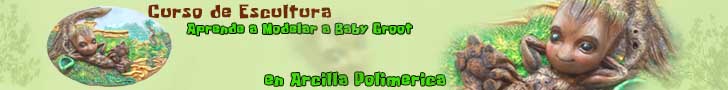 Curso de Escultura Baby Groot en Arcilla Polimérica — Aprende a modelar paso a paso