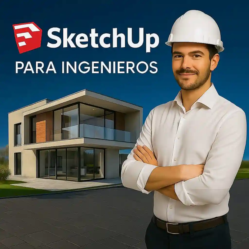 SketchUp para Ingenieros — modelado técnico para ingeniería civil y construcción